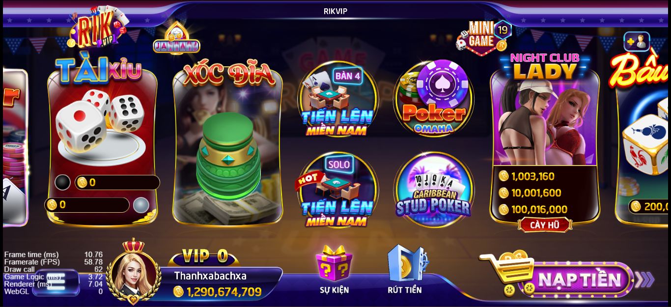 Rickvip – Huyền thoại game bài, đẳng cấp quốc tế 2022