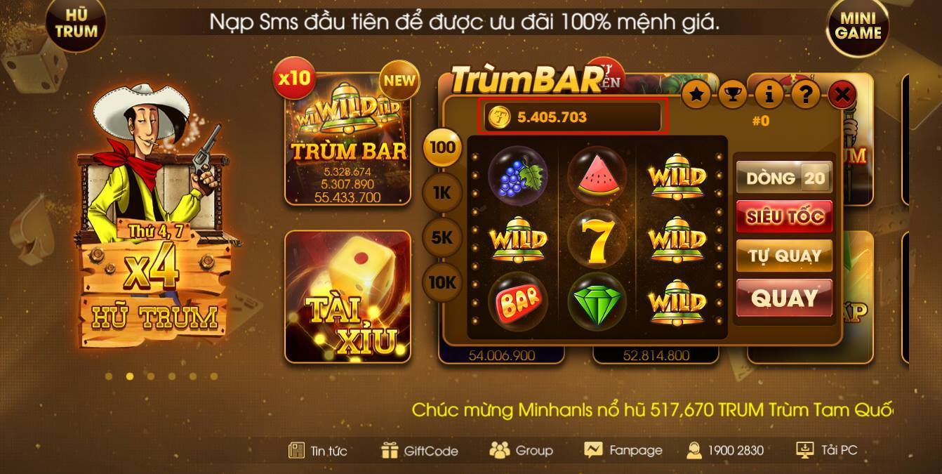 Trumclub – Ông trùm đổi thưởng, top 1 game bài vạn người mê