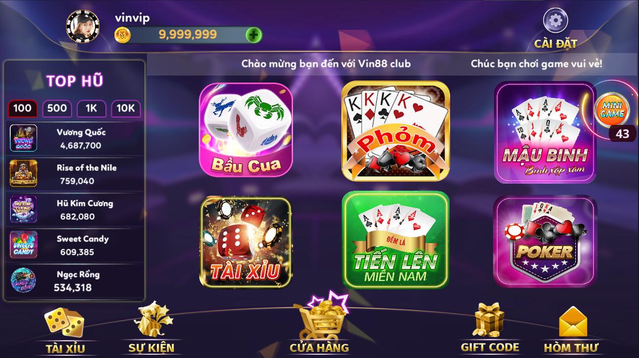 88vin – Thiên Đường Giải Trí, Game Bài Đổi Thưởng Quốc Tế